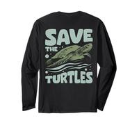 Save The Turtles Sea Turtle Conservation Maglia a Manica