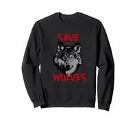 Save The Wolves Salviamo I Lupi Felpa