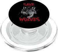 Save The Wolves Salviamo I Lupi PopSockets PopGrip per MagSafe
