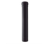Tubo canna fumaria (8x50cm) PELLET LIGHT Nero opaco PNL801