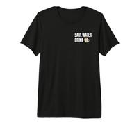 Save Water Drink Beer Maglietta Premium