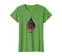 Save Water Drink Wine: Witty Wine Lover's Art Maglietta, Donna, Erba, XL