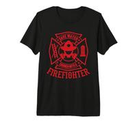 Save Water Shower with A Firefighter Proud Firefighters Maglietta Premium