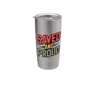 Saved And Proud Bicchiere termico in acciaio inox doppia parete