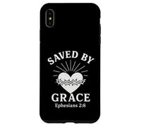 Saved By Grace Efesini 2:8 Corona di Spine Cristiana Custodia per iPhone XS Max
