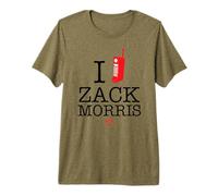 Saved By The Bell I Heart Zack Morris Maglietta Premium