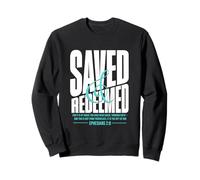 Saved & Redeemed Christian Faith Inspirational Design Felpa