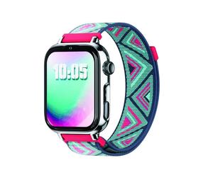 SaveFamily 8436628090055 Bluetooth 20mm AMOLED Argento Tessuto S Microfono Altoparlante Fotocamera