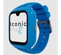 SaveFamily Iconic Plus 2 | Smartwatch per Bambini con Localizzatore GPS, Chiamate, Video, IA, Pulsante SOS, Whatsapp, Spotify, Misuratore di Temperatura | SIM Inclusa - Colore Blu