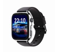 SaveFamily SaveWatch Plus 2 - Smartwatch per Bambini con GPS, Fotocamera da 8 MP, WhatsApp Sicuro… - Quadrante Argento e Cinturino in Silicone Nero