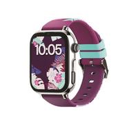 SaveFamily SaveWatch Plus 2 | Smartwatch per Bambini con Localizzatore GPS, Chiamate, Video, WhatsApp, Spotify, App Store - Quadrante Argento e Cinturino in Silicone Maui