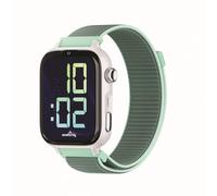 SaveFamily SaveWatch Plus 2 | Smartwatch per Bambini con Localizzatore GPS | Chiamate, Video, WhatsApp, Spotify, App Store , Quadrante Bianco e Cinturino in Tessuto Ocean
