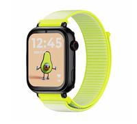 SaveFamily SaveWatch Plus 4G smartwatch per bambini, chiamata, video, Face ID, bande personalizzabili, ultra sottili, sfondi, musica, Bluetooth, App Store, Fluoro, weiß, Senza SIM