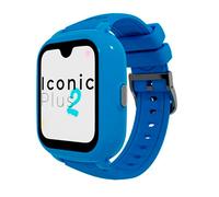 SaveFamily Iconic Plus 2 | Smartwatch per Bambini con Localizzatore GPS, Chiamate, Video, IA, Pulsante SOS, Whatsapp, Spotify, Misuratore di Temperatura | SIM Inclusa - Colore Blu