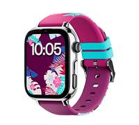 SaveFamily SaveWatch Plus 2 | Smartwatch per Bambini con Localizzatore GPS, Chiamate, Video, WhatsApp, Spotify, App Store - Quadrante Argento e Cinturino in Silicone Maui