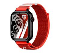 Smartwatch Save Family Plus Ed. Athletic Club Bilbao Con GPS E Chiamata. Cinturino In Tessuto Nero Rosso. Non Include Sim