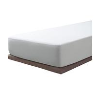 Savel - Proteggi Materasso Antiacaro Impermeabile e Traspirante | Antiallergico| Trattamento Antibatterico Sanitized. Tessuto a Maglia 100% Cotone. Coprimaterasso per Culla (70x140 cm)