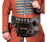 SAVEPUNK BAG-RENAISCE BOOK LEGNO con un comodo supporto per bottiglia, borsa robusta in look antico | Universalmente adatta a possibili LARP, feste, costumi fantastici, teatro e
