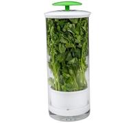 Saver Herb, 12, 8x5.3 Custode di erbe in plastica trasparente con foro traspirante, mantieni la conservazione fresca con maniglia per coriandolo, menta, prezzemolo, asparagi, mantiene freschi le verdu