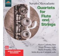 Saverio Mercada Saverio Mercadante: Quartets for Flute and Strings - Volum (CD)