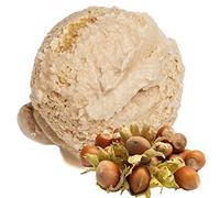 Saveur de noisette 1 Kg Gino Gelati Poudre de glace pour lait Crème glacée Poudre de glace molle Poudre de glace