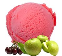 Saveur de pomme aigre-douce 1 kg de crème glacée Gino Gelati pour crème glacée aux fruits