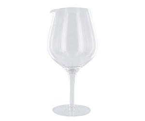 Saveur & Dégustation Caraffa per Vino in Vetro con Gambo Gigante