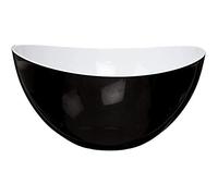 Saveur et Degustation KB6788 KA1541-Insalatiera in plastica, Colore: Nero/Rosso/Grigio/Verde, 26 x 26 x 13 cm