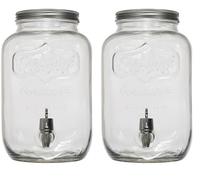 Saveur et Degustation KV7169 FONTAINE bevanda in vetro 4 l trasparente 15 x 15 x