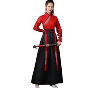 saVgu Abito Hanfu da donna, costume tradizionale cinese antico Hanfu for abiti da spettacolo teatrale (Color : Figures1-a, Size : XL)