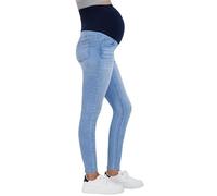 Savi Parker Jeans Premaman da Donna sopra Il Ventre - Abbigliamento Gravidanza per Tutte Le Stagioni, Pantaloni Premaman - 73,7 cm Cucitura Interna, Savannah Wash, M