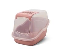 Savic Nestor Toilette per gatti, trasparente - rosa / trasparente