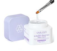SAVILAND 120g Super Hard Builder Gel Costruzione Unghie UV, Gel unghie Ricostruzione con Mica, Vitamina E, Olio di Ricino, per Extension, Restauro e Nail Art per Unghie Professionale e Home DIY