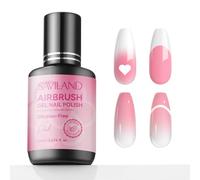 SAVILAND 20ML Smalto Gel per Aerografo Senza Diluizione, Rsa Smalto Gel Non Intasante Smalto per Unghie, Basso Odore l'aerografo Vernice per Aerografo per Unghie Ombre Nails French Nail Art