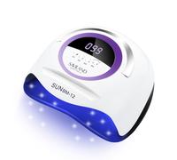SAVILAND 300 W Potente Lampada UV per Unghie: Polimerizzazione Super Rapida Luce UV per unghie in gel con 72 Perle, 4 Timer Doppia Fonte Luminosa, Automatico Sensore per Manicure a Casa e in Salone