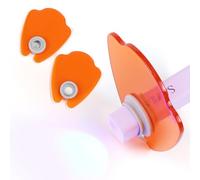 SAVILAND Essentials U V - Lampada protettiva per unghie, 2 pezzi, blocco della luce blu e protezione degli occhi, in materiale acrilico rinforzato, per luce U V, per unghie in gel, filtro U V