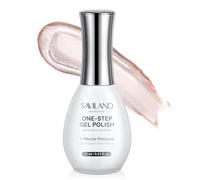 SAVILAND One-Step Smalto Semipermanente Unghie Magnetico 15ML, 5 in 1 Cat Eye Smalto Semipermanente Nudo Un Solo Passaggio Base Gel Colore e Top Coat Rinforzo Facili e Veloci, con Magnete