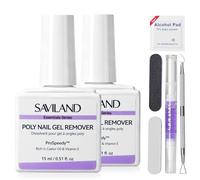 SAVILAND Remover Semipermanente Unghie Semplice e Delicato 2x15 ml