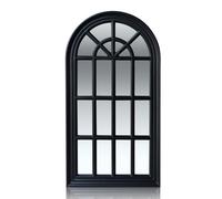 Savile specchio finestra francese, cornice di legno, 86 x 46 cm