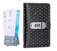 Saving Challenge Book - Financial Planner With Password Lock | Money Saver Binder 100 buste | For Home Workplace Travel Business Trip Adults Family Women Men