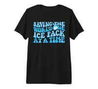 Saving The World One Ice Pack At A Time Maglietta Premium