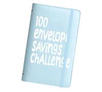 Savings Challenge Binder - Financial Budget Planner, Cash Envelope Organize | Practical paper binder system | school adults children women men home, money saving challenge envelope budget tracker planner