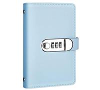 Savings Challenge Binder with 100 buste and Combination Lock, PU Leather Money Saving Budget Organizer Wallet, Cash Envelope System for Personal Finance, Beginners, Students Home Office