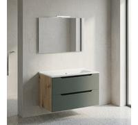 SAVINI DUE Mobile Bagno 81 cm C-CO82-RO-SA-D-02 con lavabo specchio LED