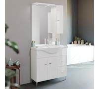 SAVINI DUE Mobile Bagno Smart 85 Base 86x50xH.87 - 863+811 LED/DR