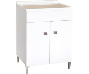 SAVINI DUE Mobile Lavatoio Dana cm 60x50xH.84 Laccato Bianco - 2061272