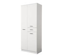 Savini Mobile Colonna Doppia Bianco Laccato Lucido 60x150 cm