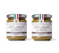 Savini Tartufi Pesto al Basilico con Tartufo 90gr - Confezione da 2