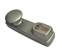 SAVIO 6000.880 ARGENTO I.V. Comando esterno impugnatura fissa a pomolo, cilindro europeo con combinazioni diverse