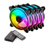 VENTOLA PC SAVIO FAN-01 4-pack 120mm ARGB fan including controller and remote control